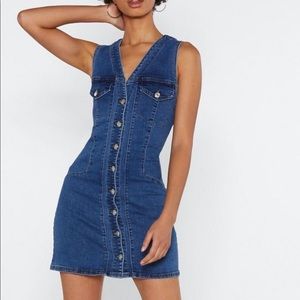 Nasty Gal Denim Dress